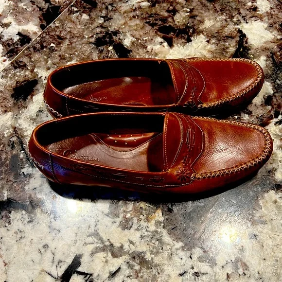 Cole Haan Bragano loafers‎ 10M Bragano Cole Haan Shoes Men 10M Brown Loafers Woven Pinch  main image 3